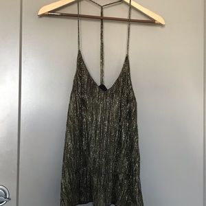 Topshop sparkly tank